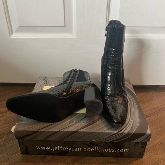 Black Jeffrey Campbell Boots - Picture 3 of 4